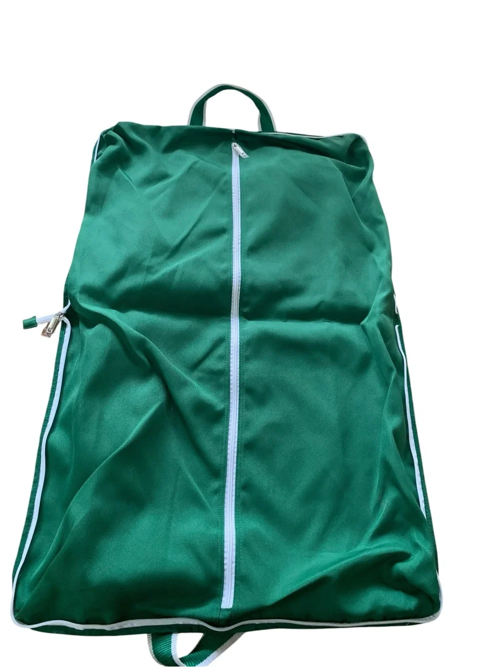 Lacoste Parfums Green Folding Garment Bag Weekender Travel Suitcase Unisex NWOT